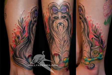 Holly Azzara - Give the Dog a Bone Color on Leg